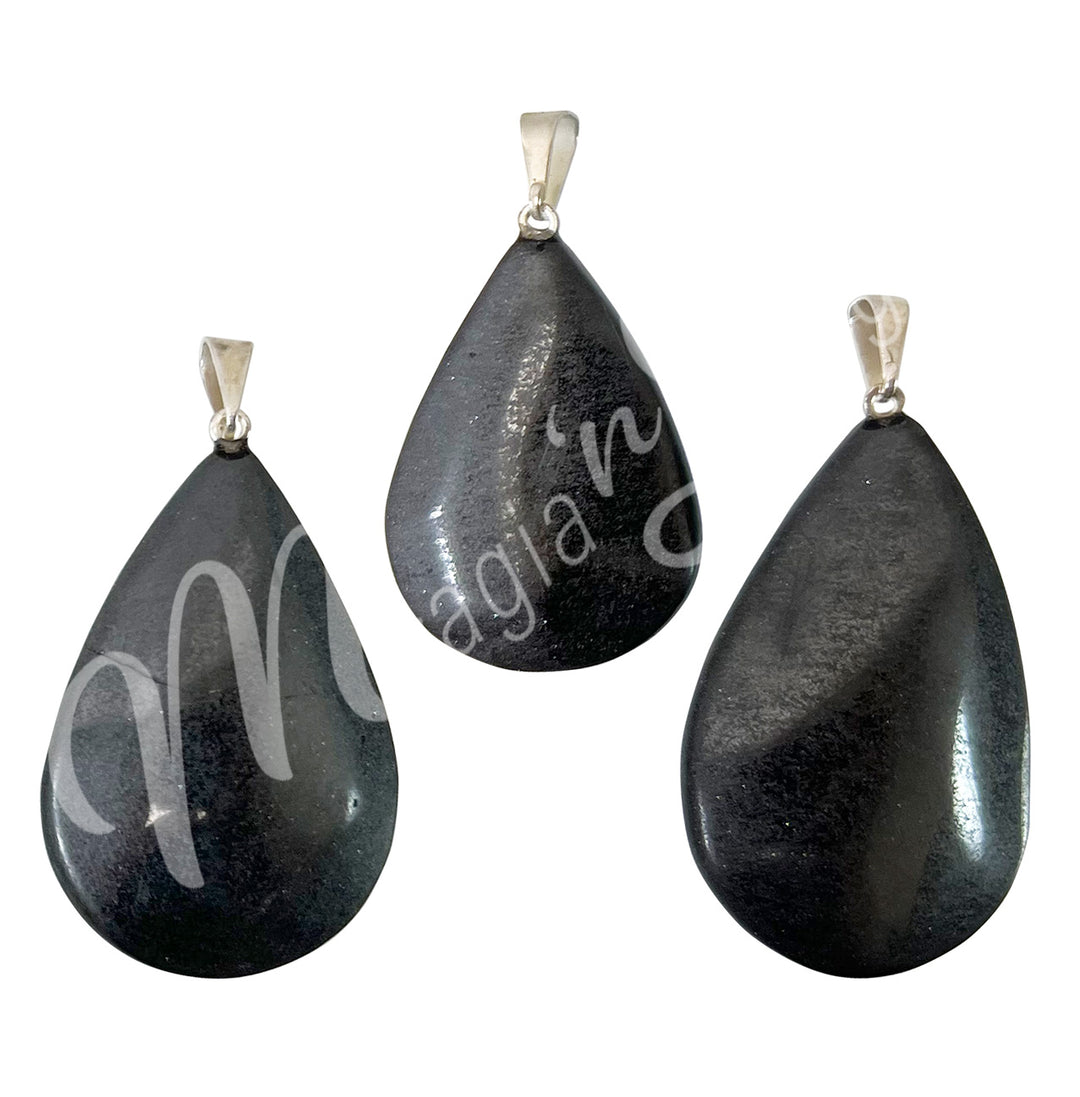 Pendant Drop Hematite 35-45 mm