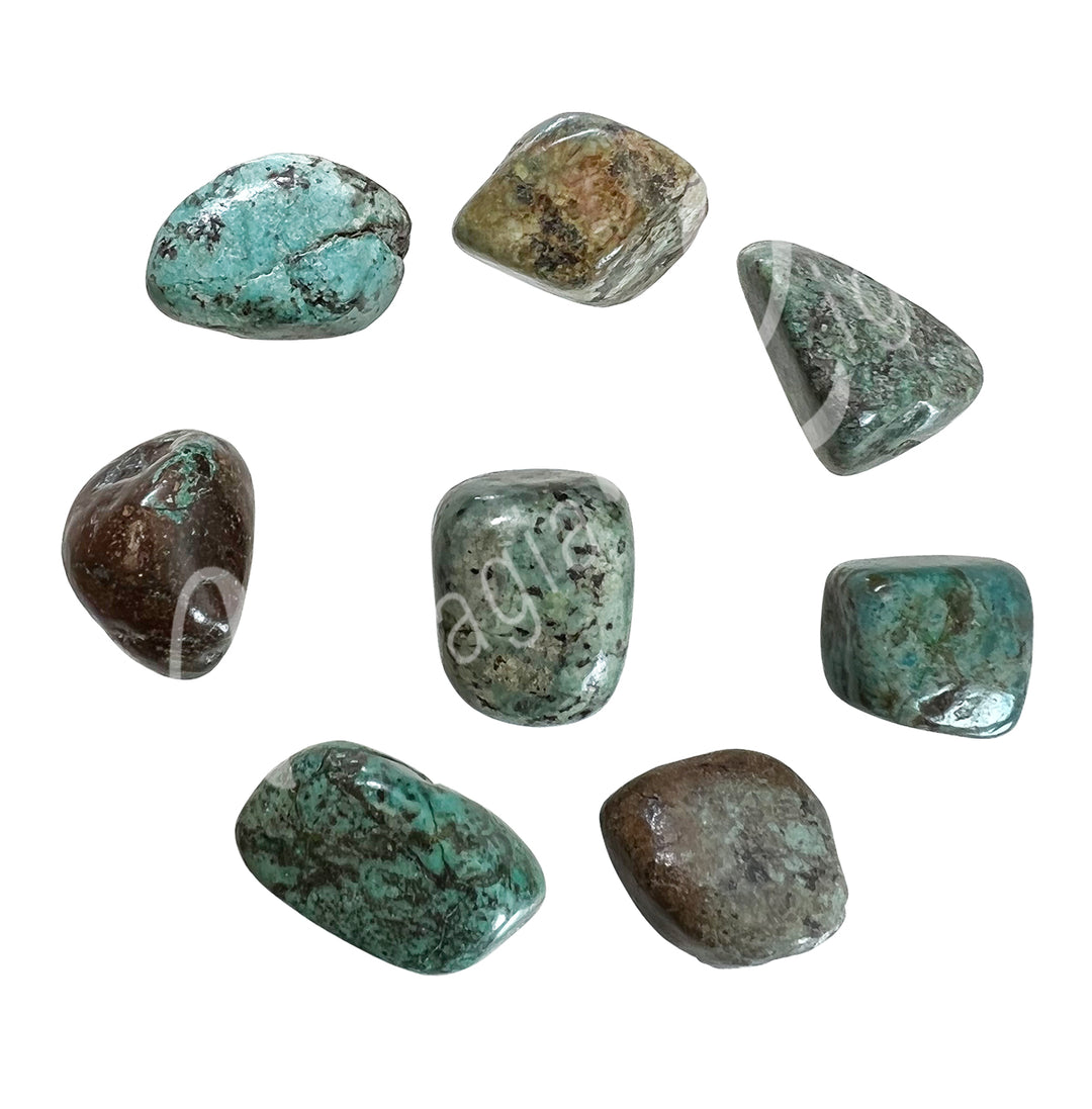 TUMBLED STONE TURQUOISE, AFRICAN 20-35 MM