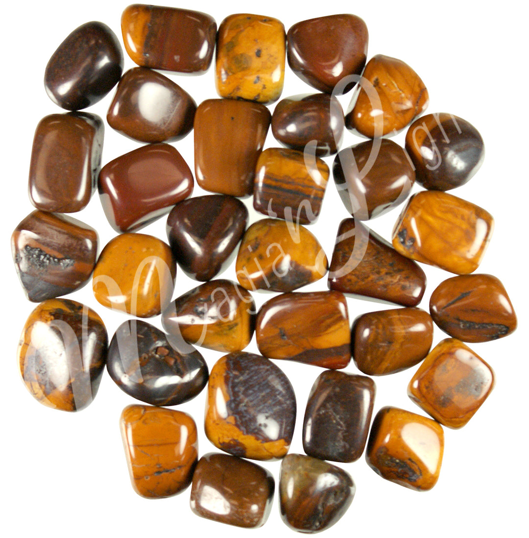 TUMBLED STONE JASPER, DESERT SUNSET 20-30 MM