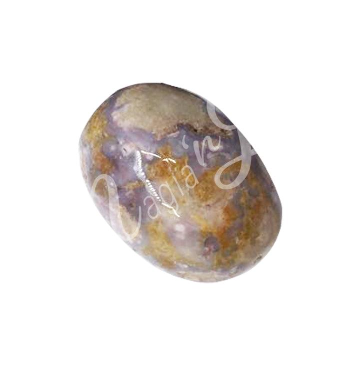 Tumbled Stone Blue Cherry Blossom Agate 20-30mm