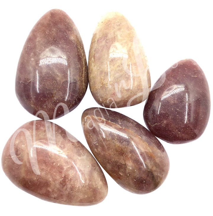 Pebble Strawberry Quartz