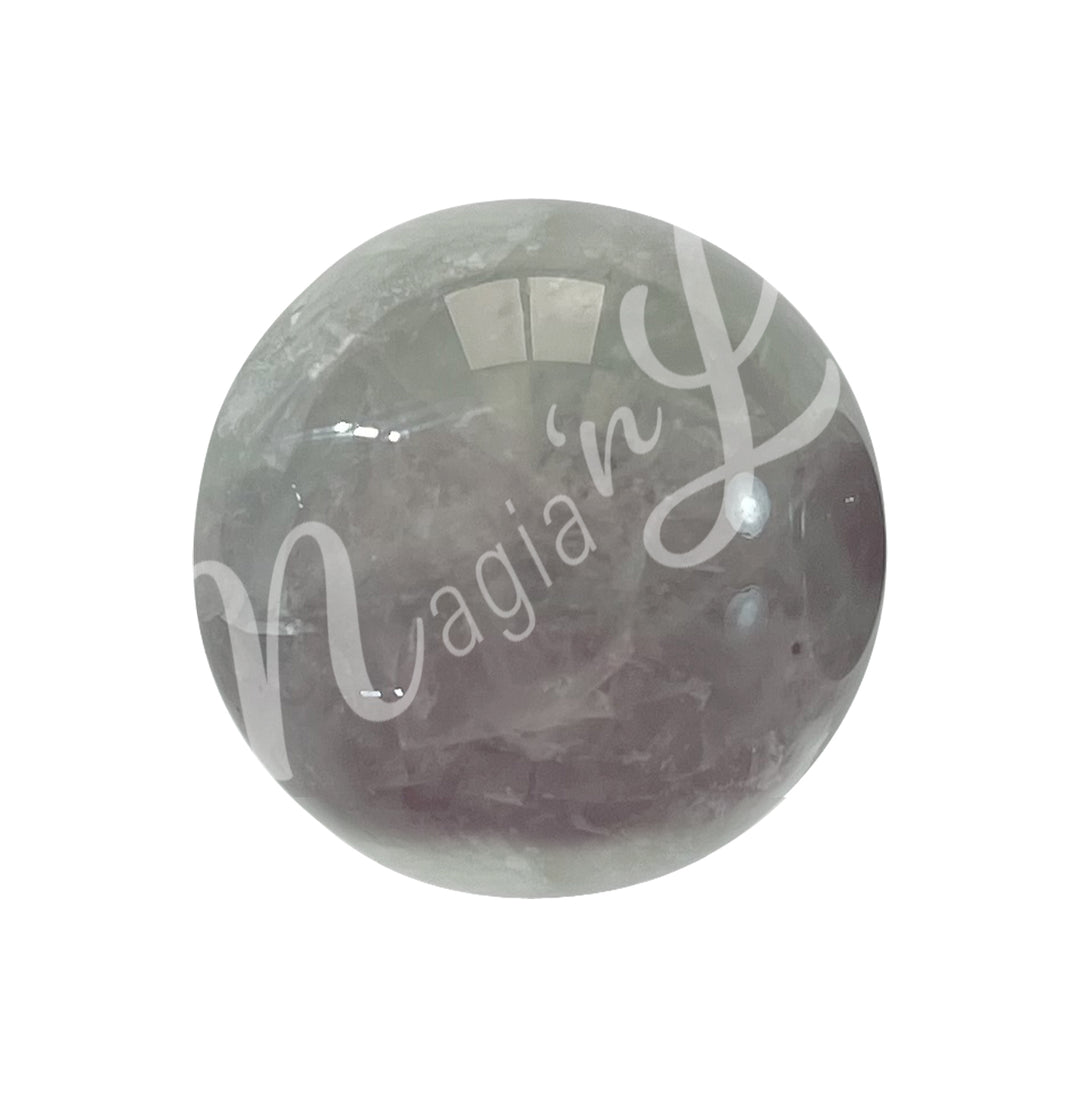 Sphere Watermelon Fluorite 2.25"