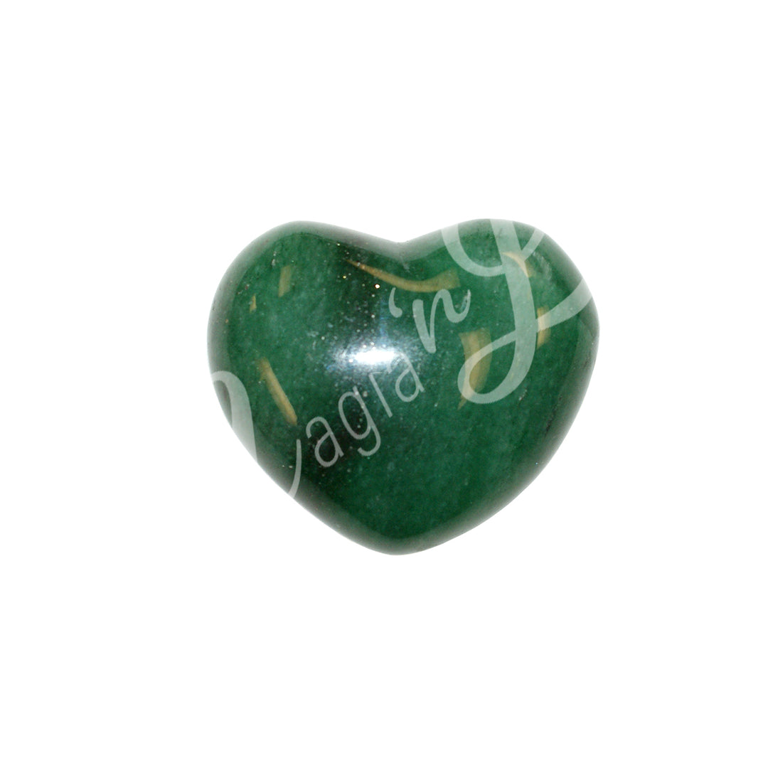 HEART AVENTURINE, GREEN 1.5 X 1.75″