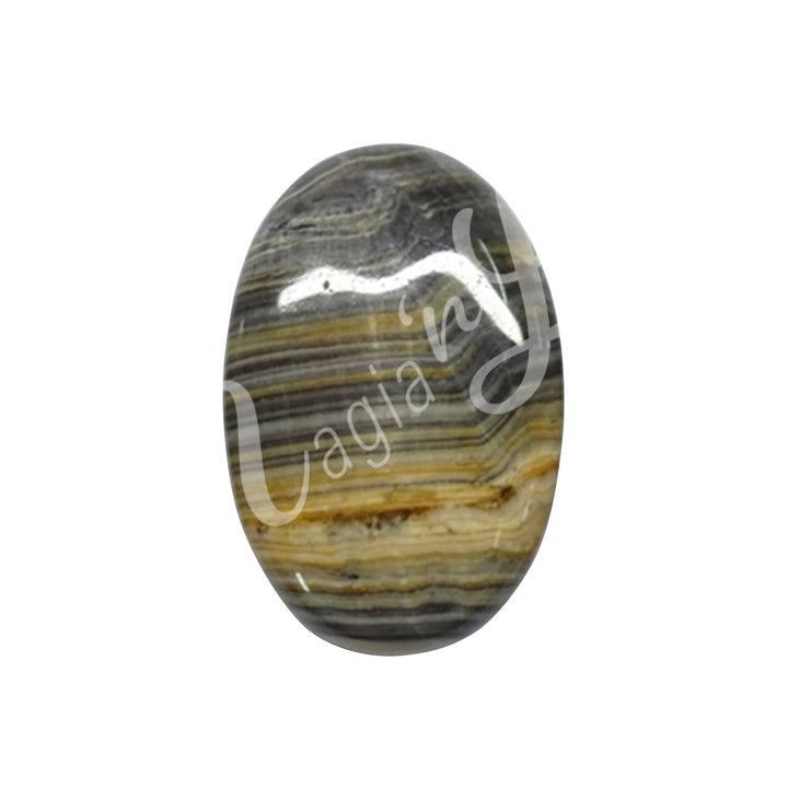 Palm Stone Onyx with Stripes 1.25 X 1.75″