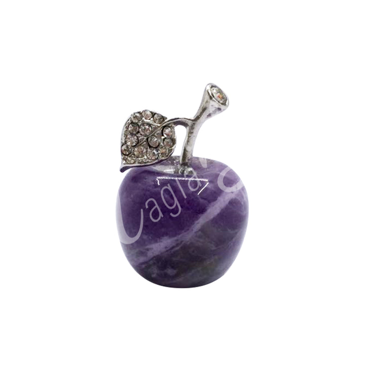 Figurine Apple Amethyst 1"