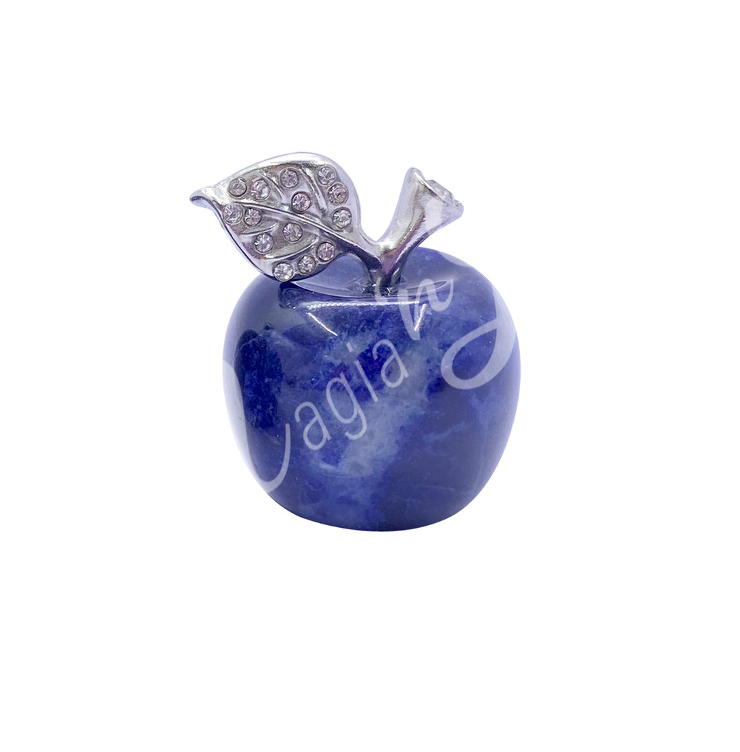 Figurine Apple Sodalite 1"