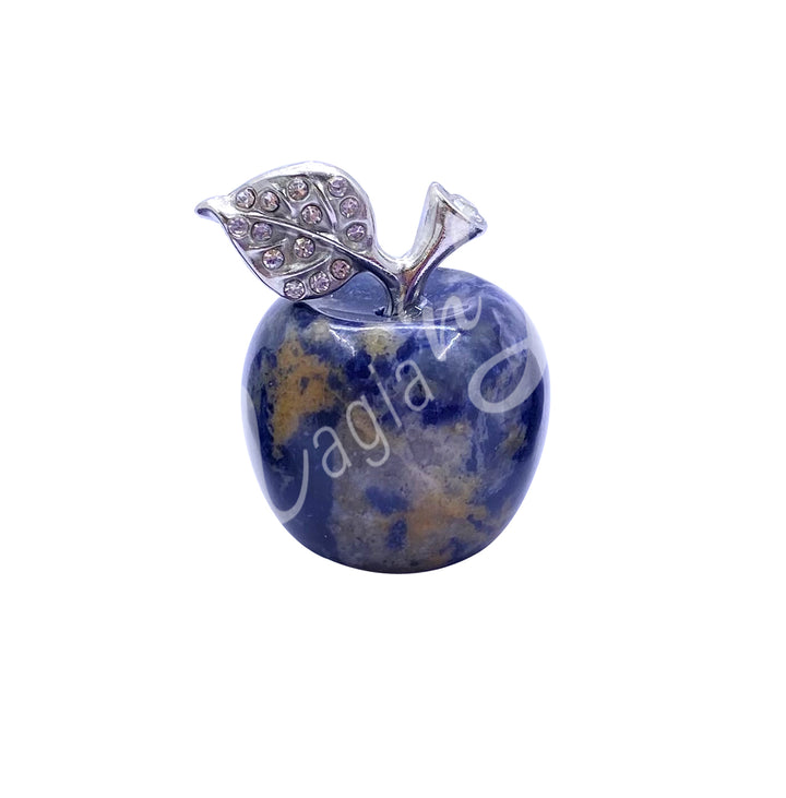 Figurine Apple Sodalite 1"