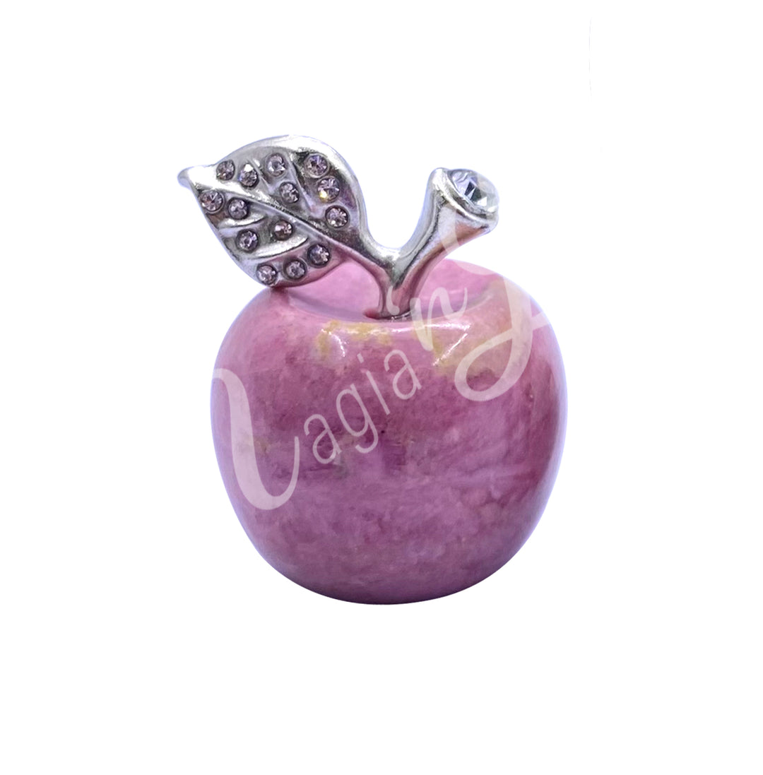 Figurine Apple Rhodonite 1"