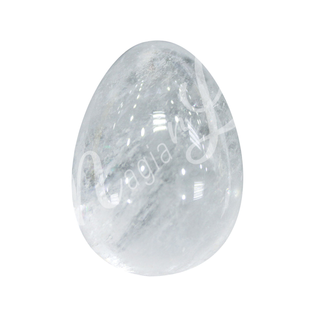 Egg Crystal Quartz 1.5 X 1.75″