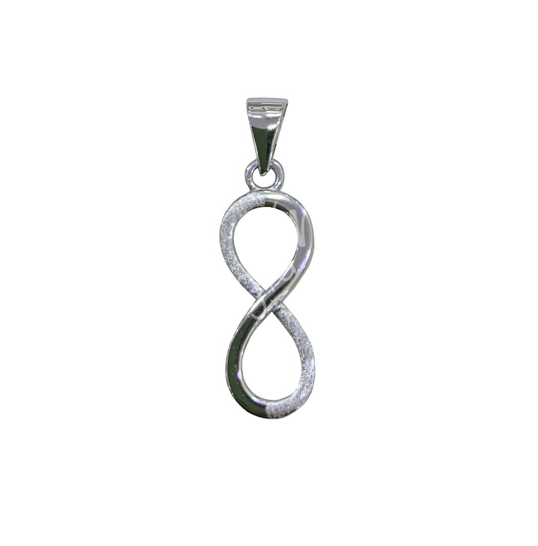 Sterling Silver Pendant Infinity 8