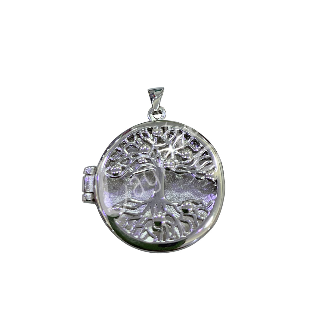 Sterling Silver Pendant Locket Tree of Life