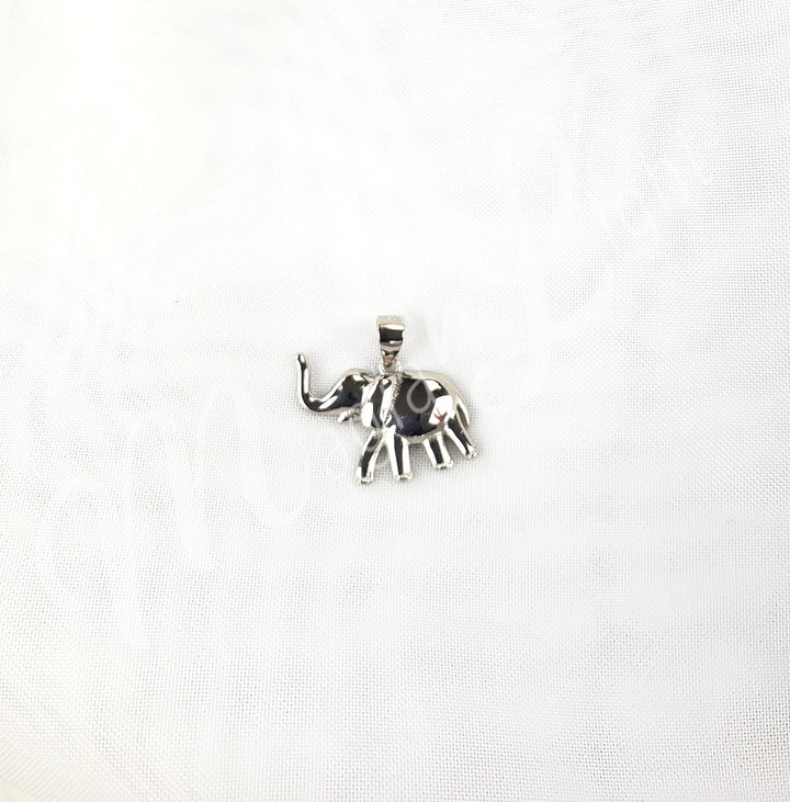Sterling Silver Pendant Elephant 1″H X 0.5″W