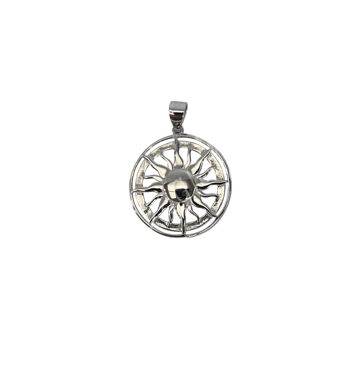 Sterling Silver Pendant Sun