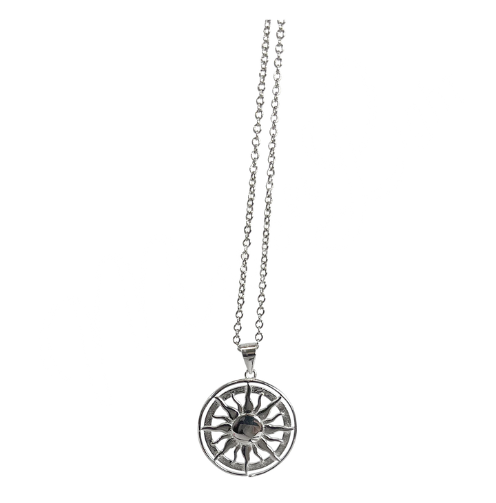 Sterling Silver Pendant Sun