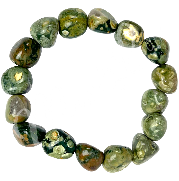 Bracelet Tumbled Stones Rhyolite (12-15mm) 7-7.5"