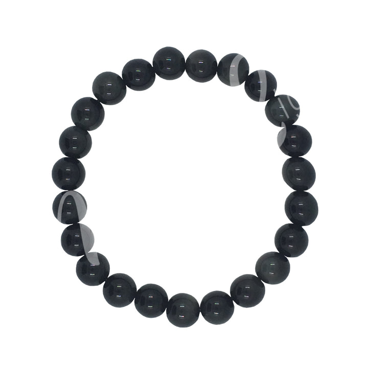 Bracelet Golden Sheen Obsidian (8-8.5mm) 7.15-7.25"