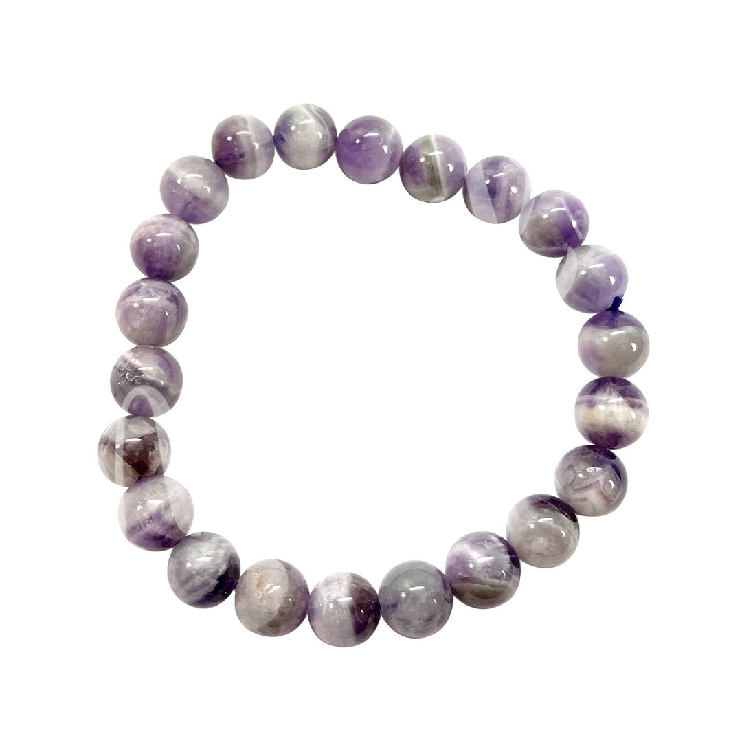 Bracelet Chevron Amethyst (8-8.5mm) 7.15-7.25"