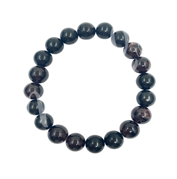 Bracelet Mixed Stones with Shungite (10mm) 7.65-7.75"