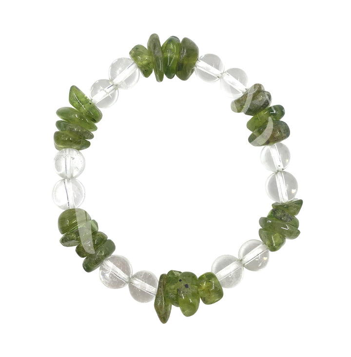 Bracelet Peridot Chips (8mm) Beads