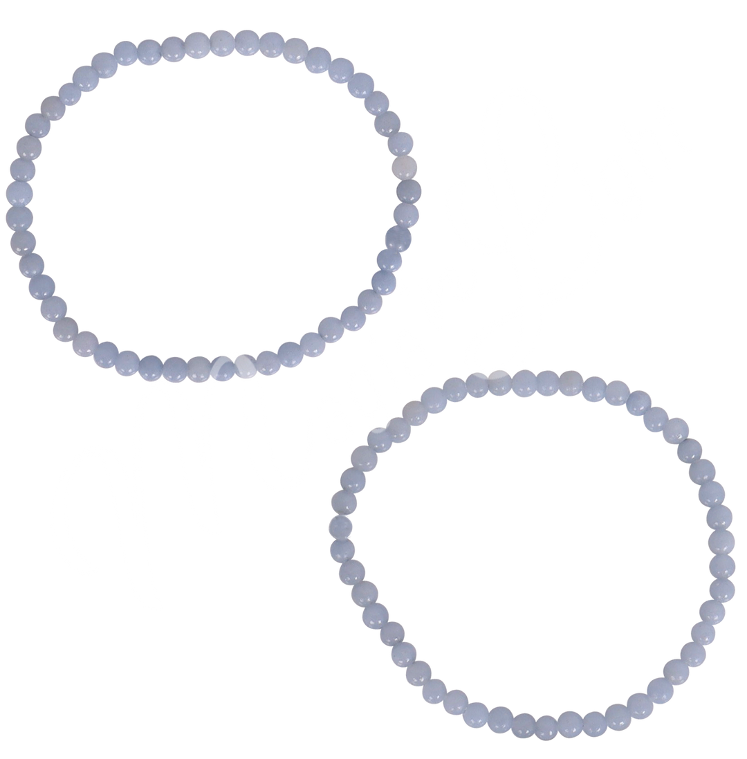 Bracelet Angelite (4-4.5mm) 7.15-7.25"