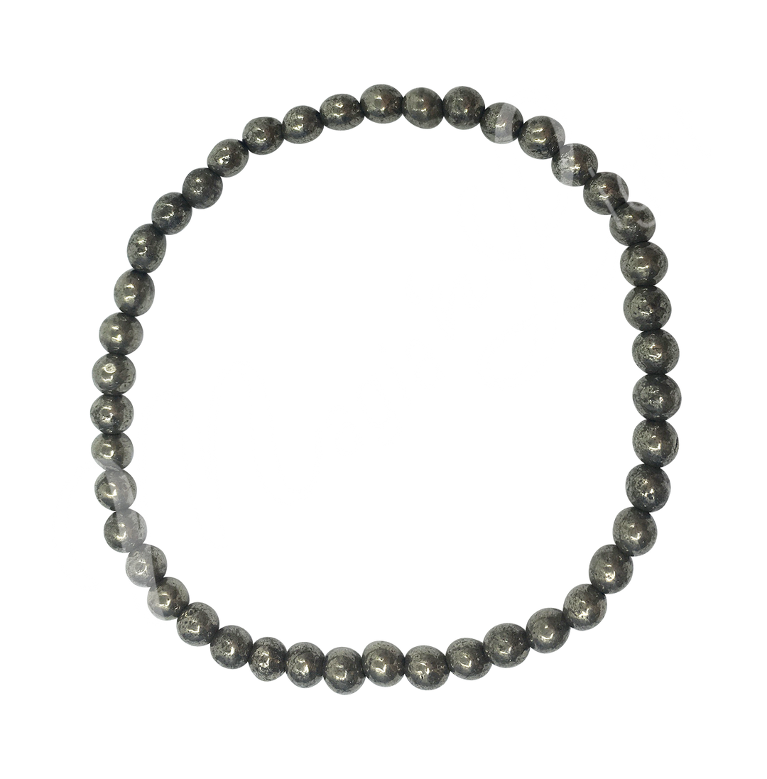 A bracelet made of pyrite beads.