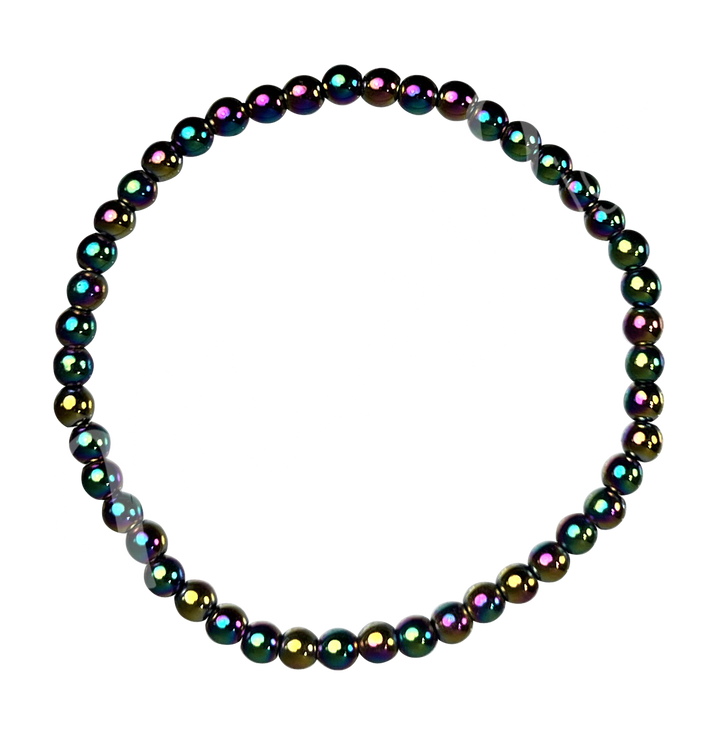 Bracelet Rainbow Hematite (4-4.5mm) 7.15-7.25"