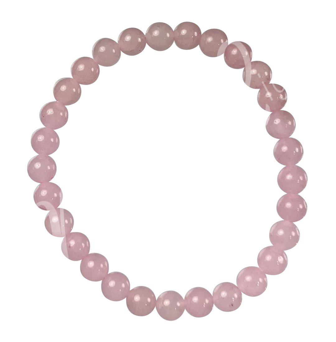 Bracelet Rose Quartz  (6-6.5mm) 7.15-7.25"