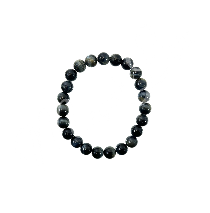 Bracelet Blue Tiger Eye (8 mm) 8-8.5"