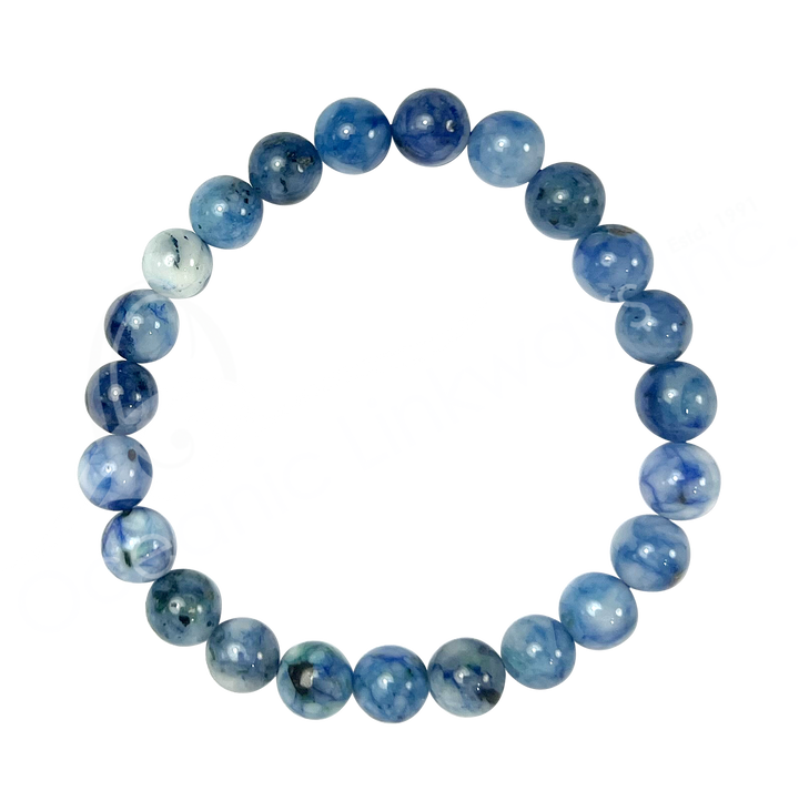 Pulsera Crisocola Azul (8mm) 7,15-7,25"