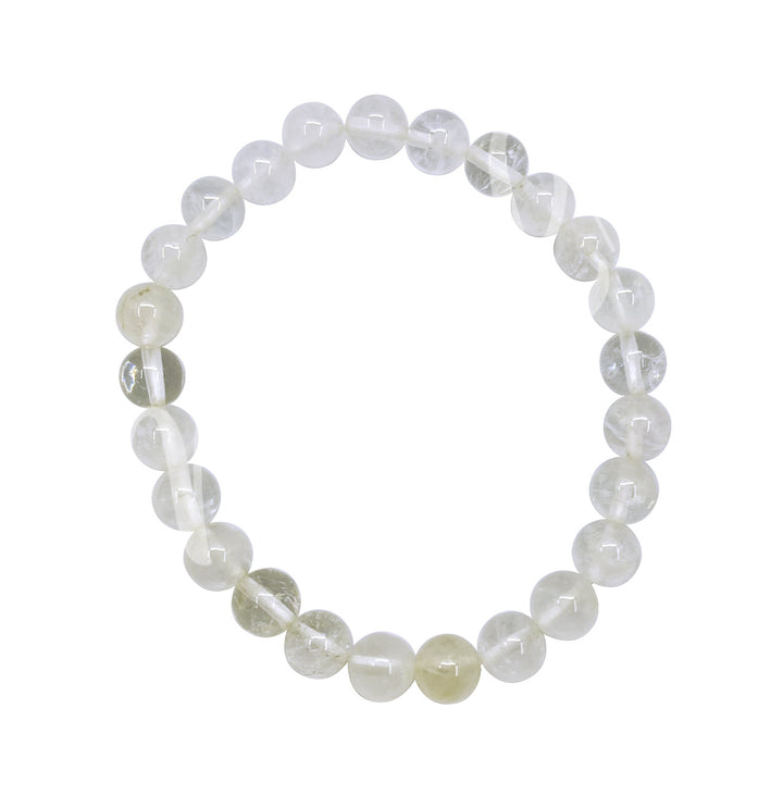 Bracelet Crystal Quartz (50% Clarity) (8mm) 8-8.5