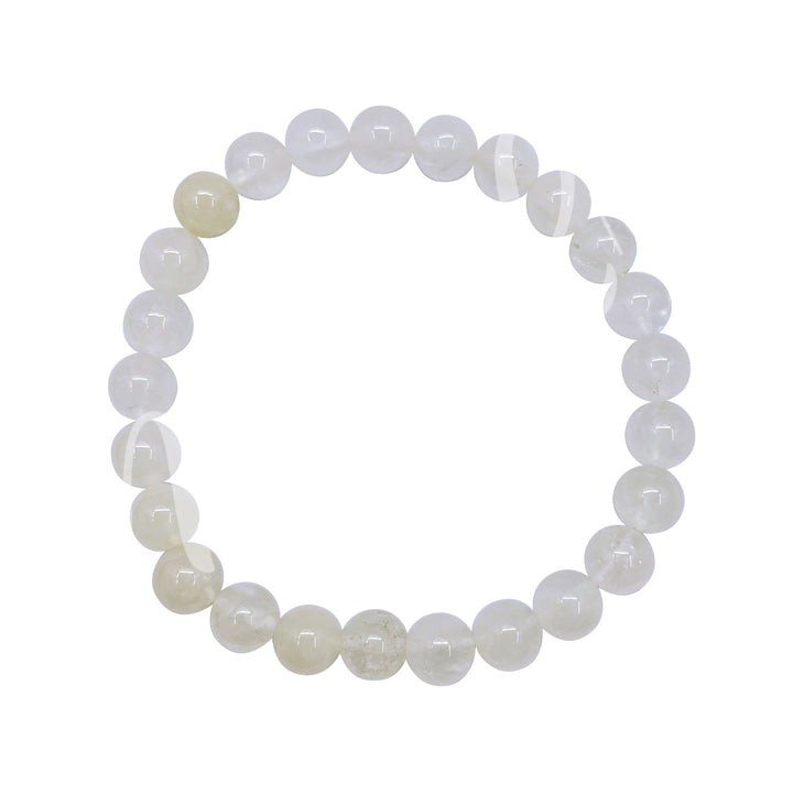 Bracelet Crystal Quartz (50% Clarity) (8mm) 8-8.5