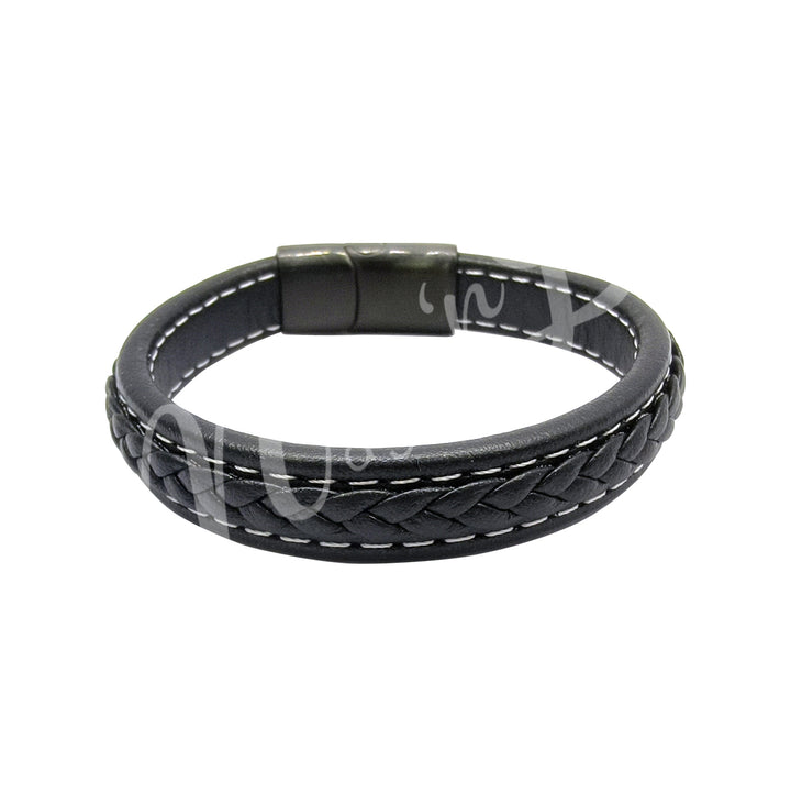 Bracelet Leather with Magnetic Clasp