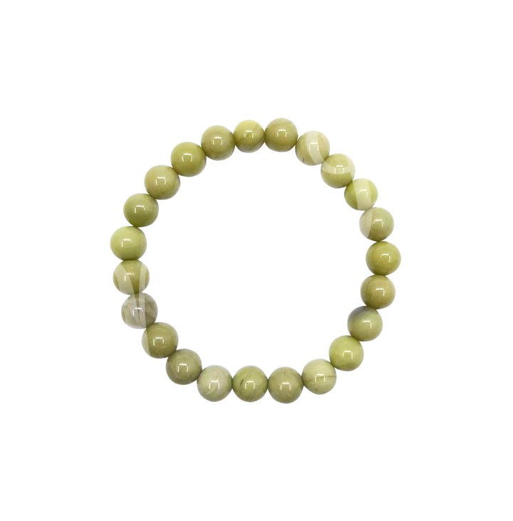 Bracelet Imperial Green Jasper (8-8.5 mm) 7.15-7.25"