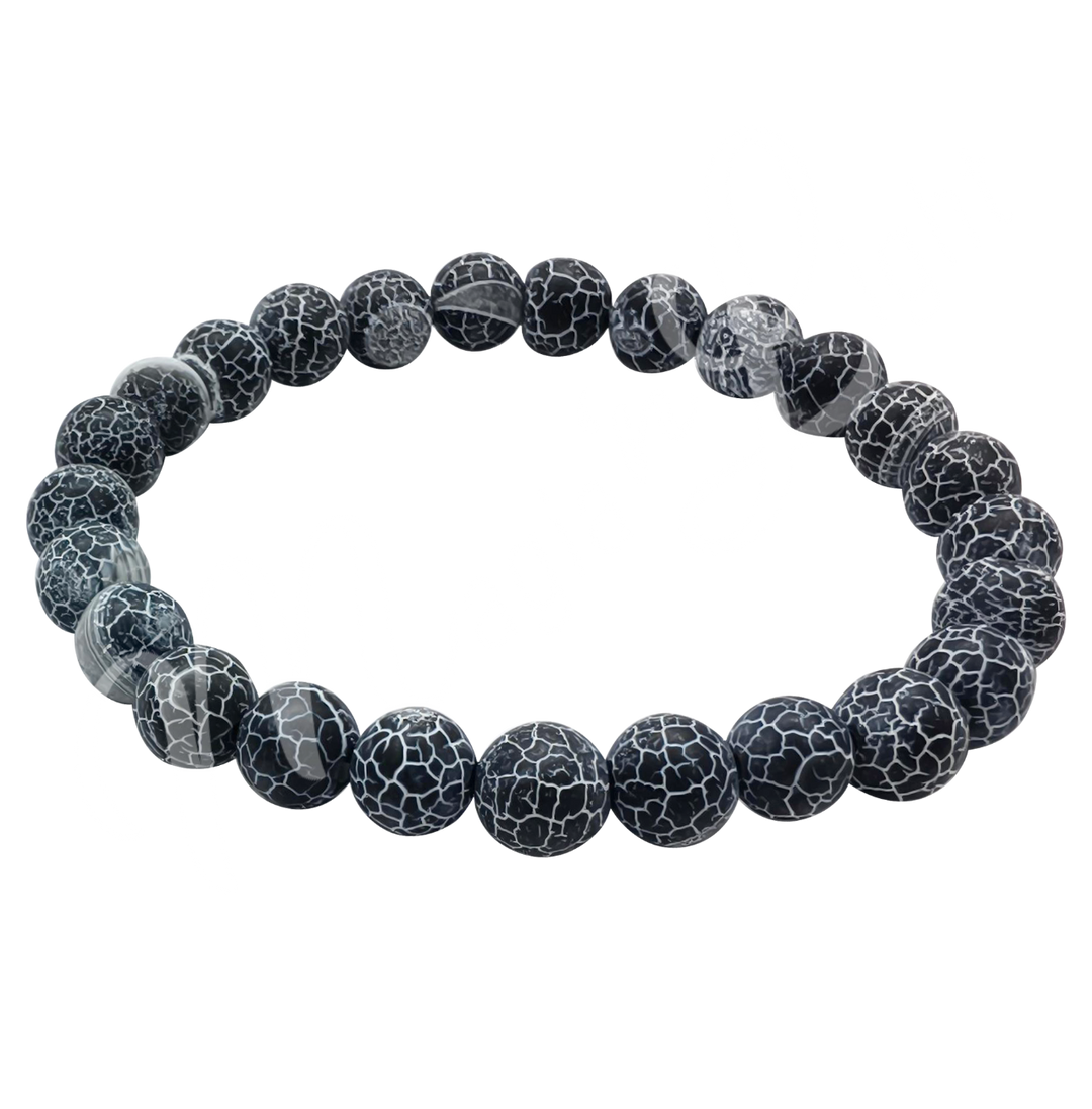 Bracelet Windy Erosion Agate (8 mm) 8-8.5"