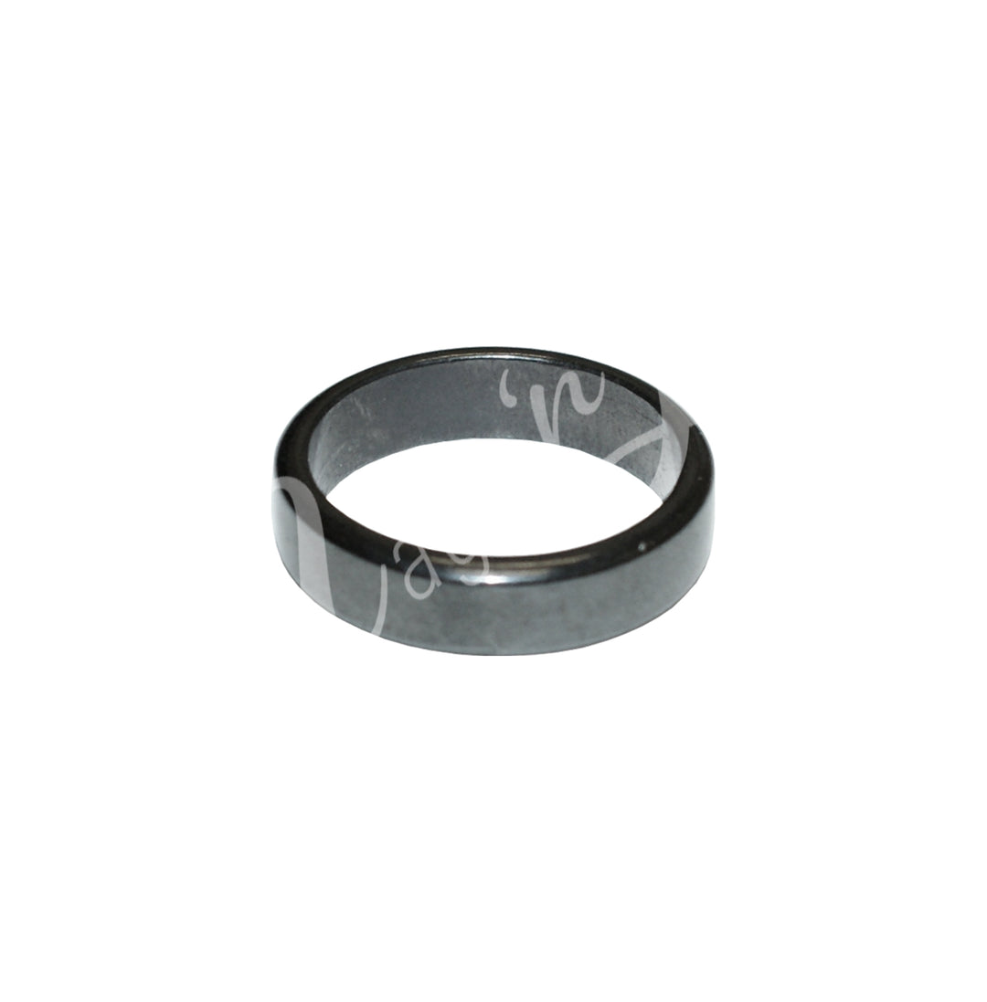 Ring Hematite Flat Non-Magnetic