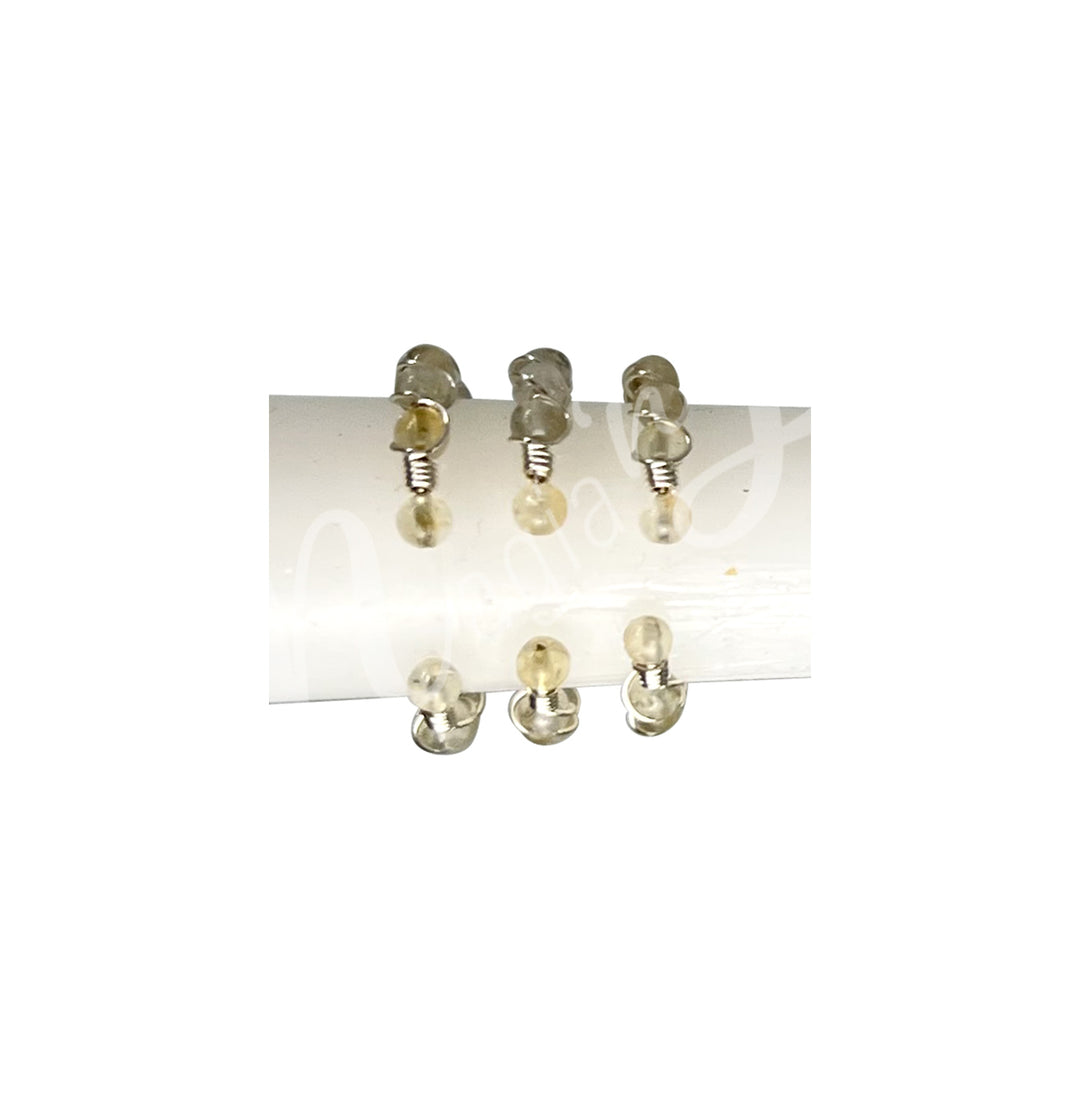 Anillo de Citrino Ajustable 20-23mm diá.