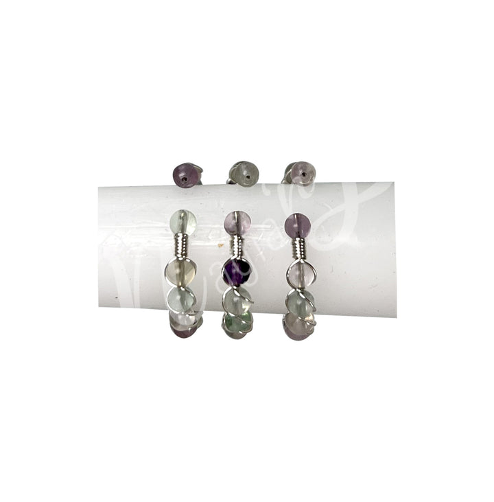 Ring Adjustable Fluorite 20-23mm dia.
