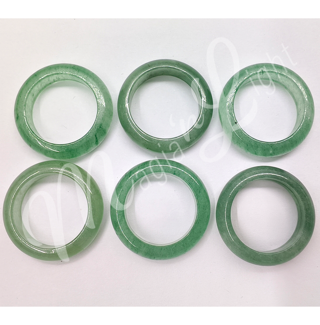 Ring Green Aventurine