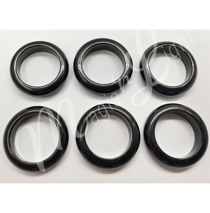 Ring Black Obsidian