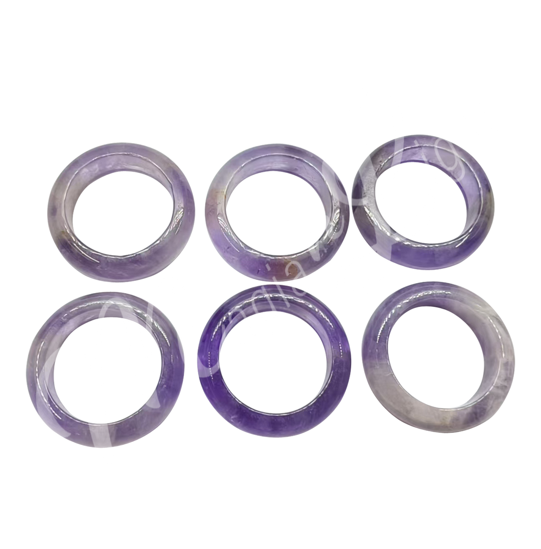 Ring Chevron Amethyst