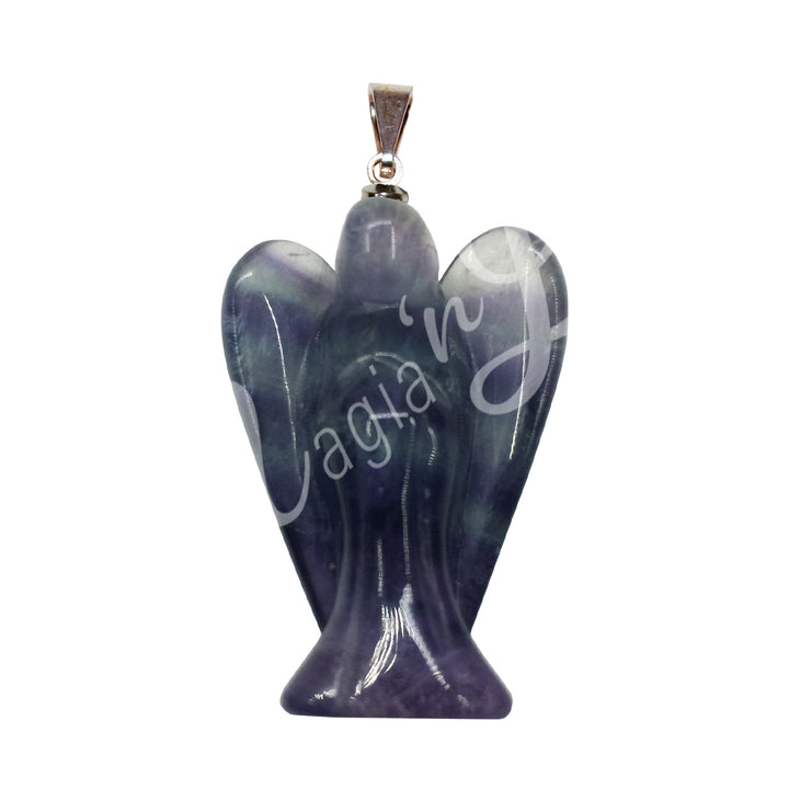 Pendant Angel Fluorite 1.5″