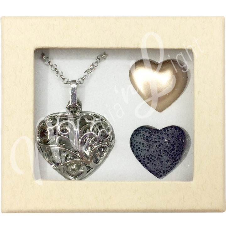 Harmony Ball Heart Pendant Set