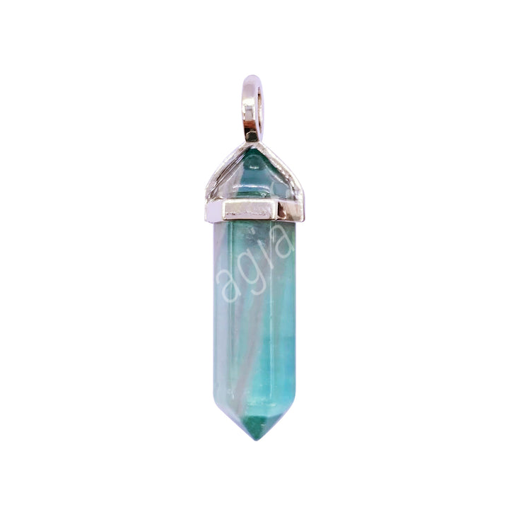 Pendant Point Double Terminated Fluorite 1.25"