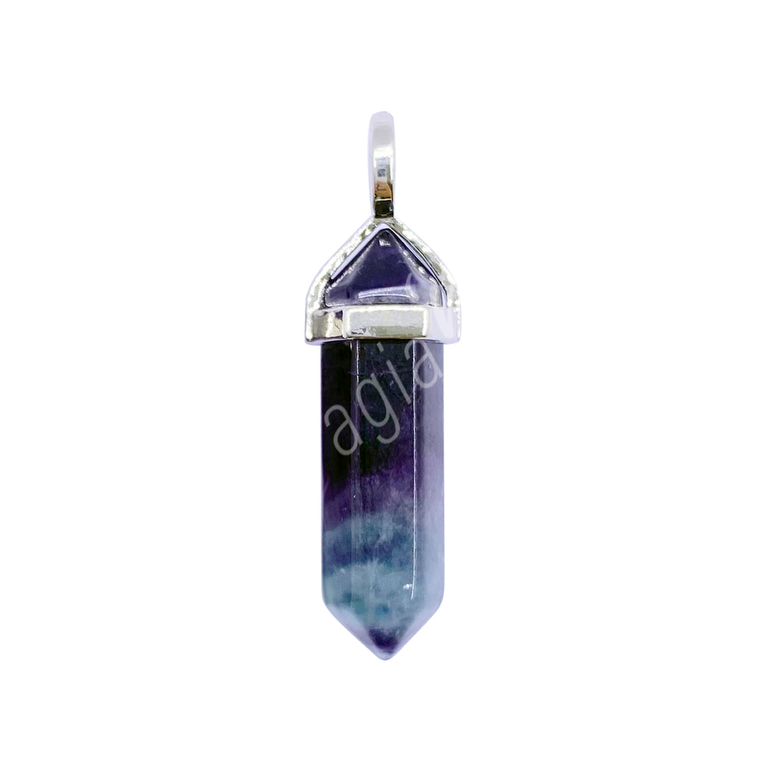 Pendant Point Double Terminated Fluorite 1.25"