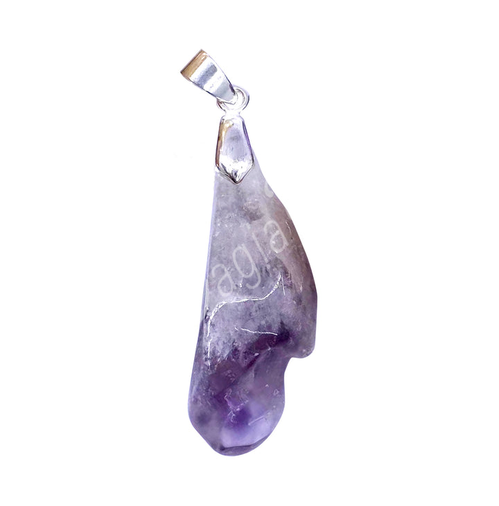 Pendant Point Polished Amethyst or Citrine 1.5-2"
