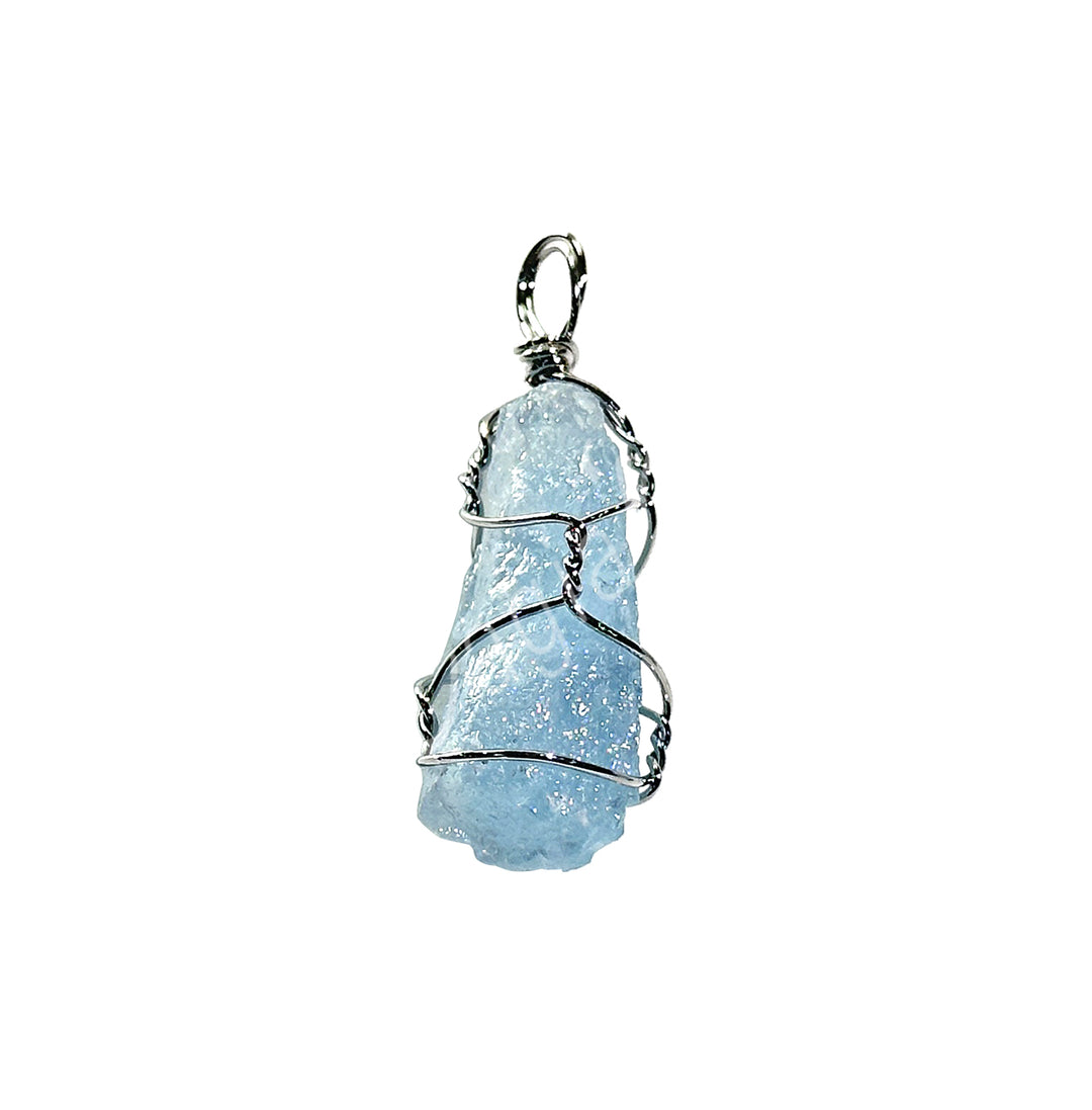 Pendant Aquamarine 1-1.35"