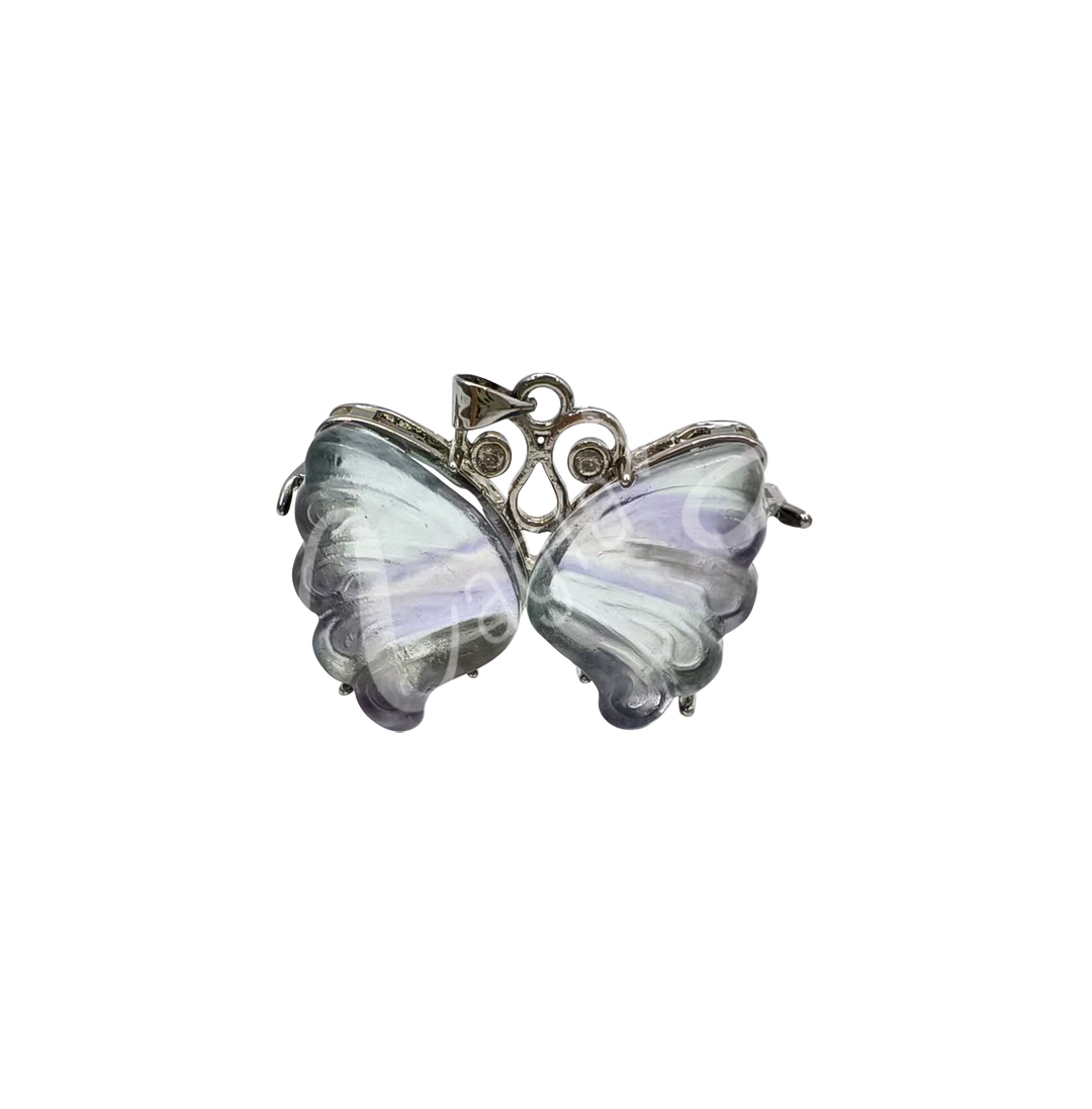 Pendant Butterfly Fluorite