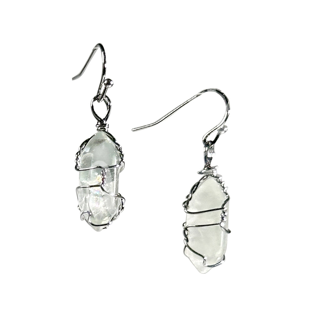 Earrings Fluorite 1.25-1.5"