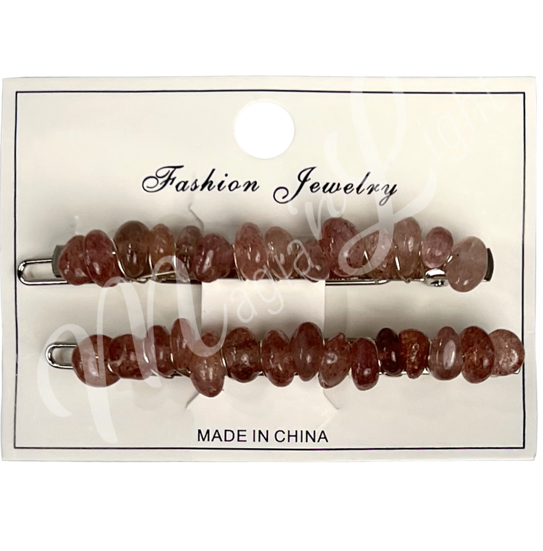 Pair of Single Row Hair Clip