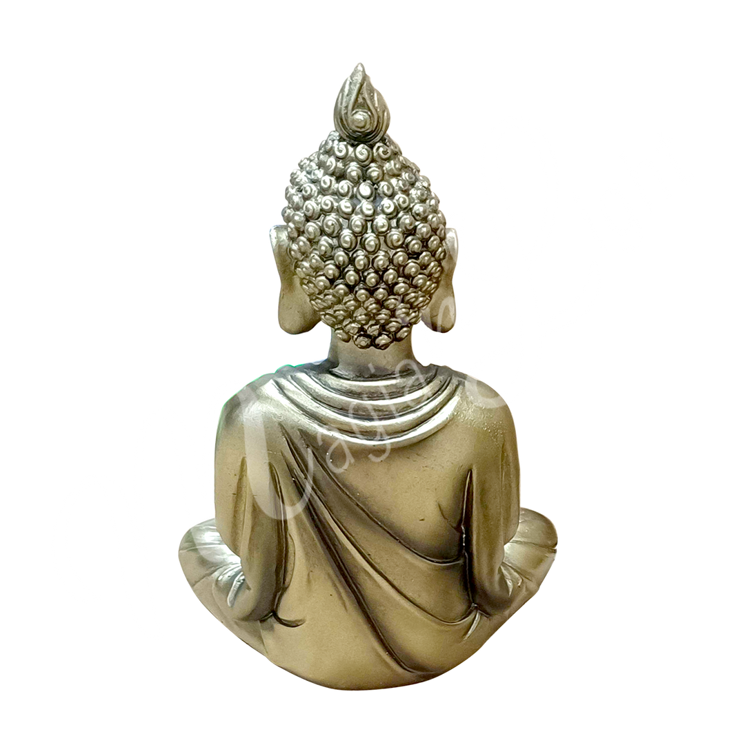 Statue Gold Buddha in Prayer 4.3 X 6.3"